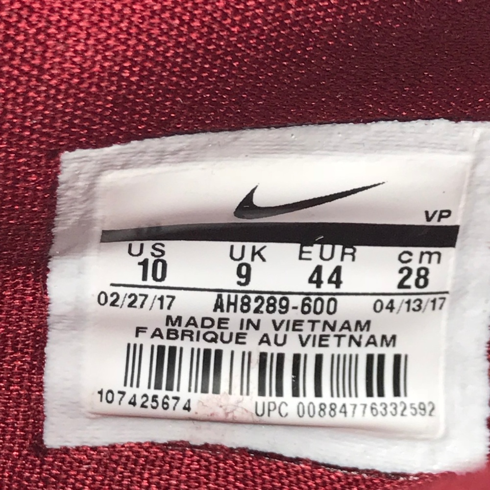 NEW Nike Lebron 13 Xlll Low Premium Red Team Suede - Picture 7 of 8